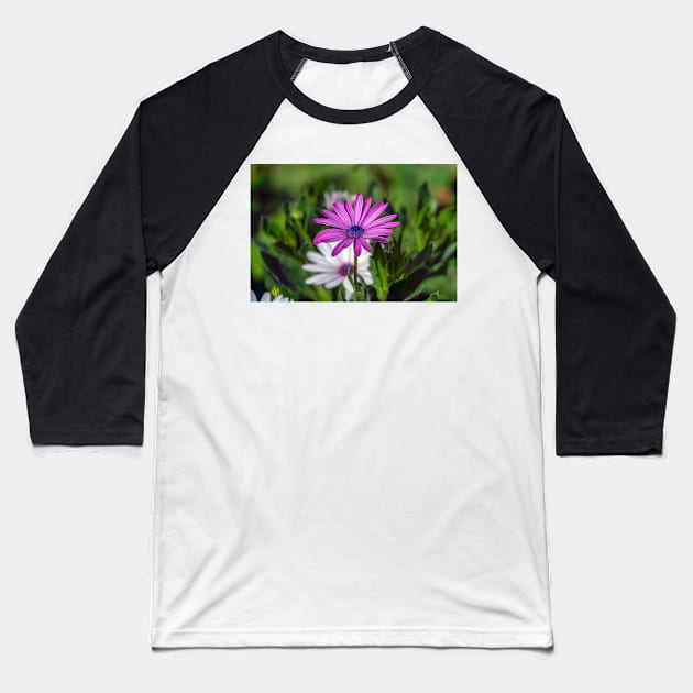 flower Baseball T-Shirt by likbatonboot